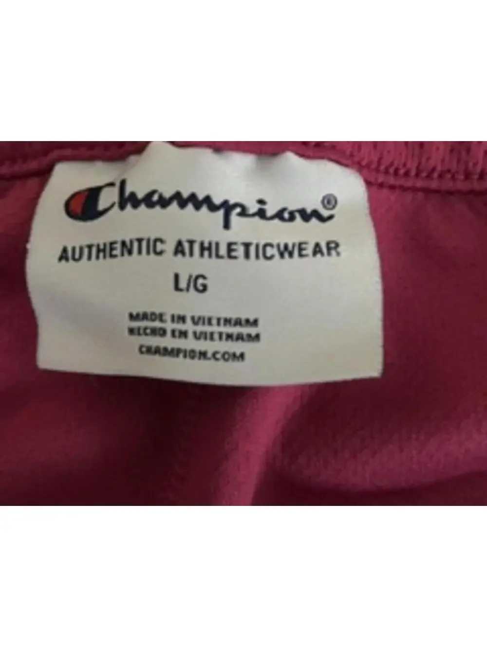 Champion Authentic Athleticwear Burgundy Shorts Large
